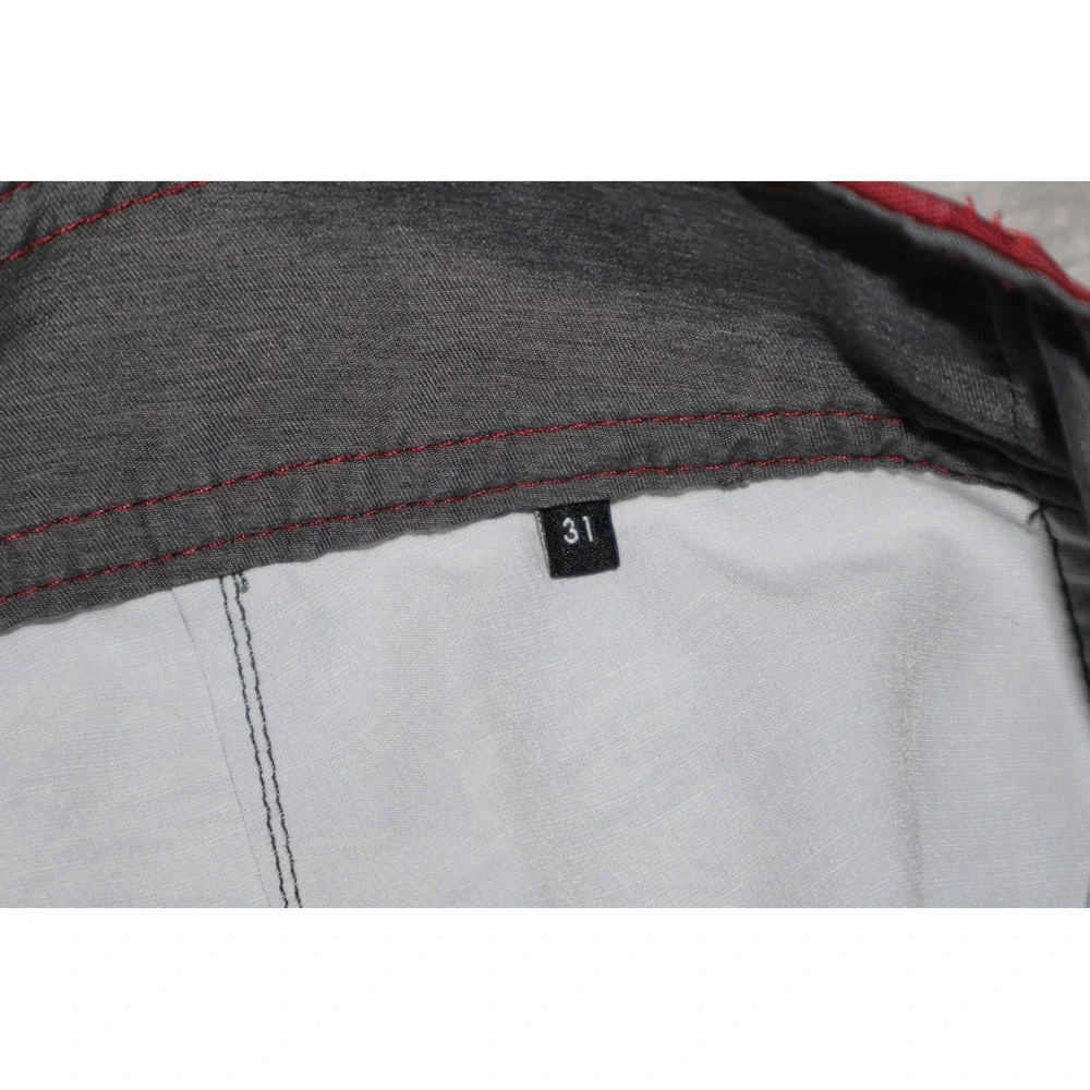Quiksilver Board Shorts Men 31 Gray Floral Highline Recycled Hemp Stretch
